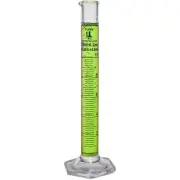 10ml Graduated Cylinder, Borosilicate 3.3 Glass (Case of 50)