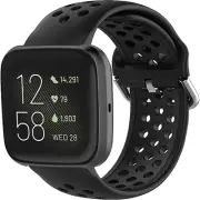 Rainbow Silicone Band for Fitbit Versa 2 Versa Lite SE Waterproof Breathable Str