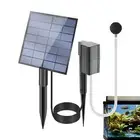 Solar Powered Oxygenator Water Pump Air Pump Aerator Pond Fish Tank Aquarium