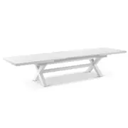 Austin Outdoor 3m - 3.8m Extension Aluminium Dining Table - Outdoor Aluminium Tables