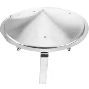 Rain Hat Rainproof Smokestack Cover Stainless Steel Mushroom Shaped Cap