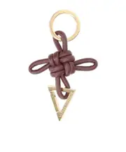 'Triangle' key ring One size Brown