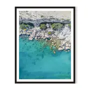 Clearly Framed Printed Wall Art - Black
