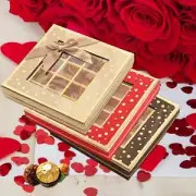 Valentines Day Gift Chocolate Box, 25 Grids Paper Treats Gift Boxes for Holidays