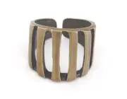 Ring Adjustable Ring 19mm Antique Bronze Plated brass 18mm 8US inner size 3333