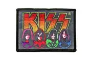 Kiss Logo, Faces & Icons Iron On Patch (Multicoloured) (One Size)
