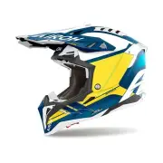 Aviator 3 Saber Blue Matt Offroad Helmet