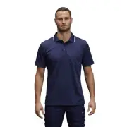 4 x Mens Kinggee Workcool Hyperfreeze Navy Short Sleeve Polo Shirt
