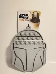 Star Wars The Mandalorian Silicone Trivet/Push Pop it Fidget Toy this is the way