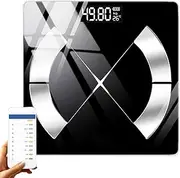 Jiimhte Body Fat Scale - USB Accurate Weighing Scale | Portable Precision Electronic Body Composition Monitors for Home Gym Travel Fitness Workout
