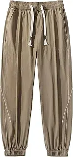 [Maiyifu-GJ] Men's Quick-Drying Casual Pants Lightweight Hiking Running Sweatpants Athletic Workout Drawstring Joggers Trousers