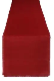 Cotton Jute Runner Red 14 x 72
