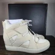 Sorel Out 'N About Sport Wedge Womens Size 9.5 Waterproof Boots Chalk Nova Sand