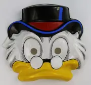 Vintage Walt Disney Scrooge McDuck Ducktales Halloween Mask Duck Tales