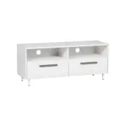 Maestro Furniture Ashley Wooden Modern Small TV Stand Entertainment Unit 2-Drawe
