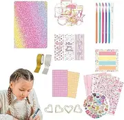 Creative Journal Set | Journaling Art Crafts Kit | Scrapbook & Diary Art Crafts Kit, Girls Journal Scrapbook Kit, Creative Journaling Art Crafts Kit for Boys, Kids Aged 4+