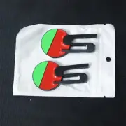 2x Black Matte S Green Metal Badge Decal Emblem Sticker V8 AWD Turbo Convertible (for: Peugeot)