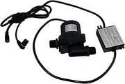 SHYSKY DC50F-24150A 24VDC Small Yet Power Brushless DC Water Pump 86W 15m Lift, 1560LPH,Speed Adjustable, Low Noise, Circulation Cooling Pressure Gardening Sys