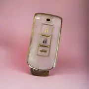 1pc Car Key Fob Case Compatible With Mitsubishi