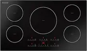Empava Induction Hob, Electric Hob, Induction Cooker, Electric Oven Built In, Electrical Induction Hobs, Electric Hob Cooker, Electric Induction Hob, Cooker Hob - 2 FLEX Zone,7000W, 4 Burner Hobs