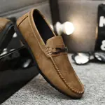 LEATHER DAILY WALK CASUAL FASHION COMFORT SLIP-ON LOAFERS LA