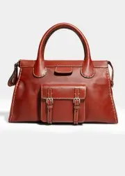 2490 New CHLOE Edith Medium Satchel,ITALY,Day Bag,Shoulder,Leather,Buffalo,NWT