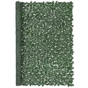 VEVOR Ivy Privacy Fence, 2440 x 1830 mm Artificial Green Wall Screen, Greenery Ivy Fence with Strengthened Joint, Faux Hedges Vine Leaf Decoration for
