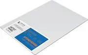Legion Artist Panel, 1/8" Composite Brushed Aluminum with Stonehenge Aqua Coldpress White, 100% Cotton, 140lb Paper, 12 x16 inches for Wet Media