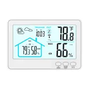 Thermometer Indoor Outdoor Digital LCD Hygrometer Temperature Humidity Meter