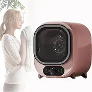 Small Vented Tumble Dryer, Portable Condenser Tumble Dryer, 0.8kg Capacity, for Counter Top or Wall Mounted Use, Compact, Mini Spin Dryer,Pink