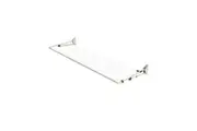 Hills Compact Folding Frame Outdoor Wall Mounted Clothesline Surfmist 240x85cm