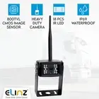 Elinz Digital Wireless Reversing Rearview Camera CMOS 800TVL Mic 12V 24V Truck