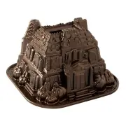 Nordic Ware Halloween Aluminum Haunted Manor House Bundt Cake Pan