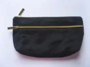 Napoleon Perdis Makeup Cosmetic Bag Black Fur Gold Zipper Limited Edition RRP$70