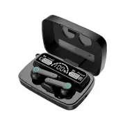 SonicStride-M19 LED Display Bluetooth True Wireless Earbuds Earphones With Power bank flashlight 9D & Surround Sound