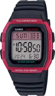 Casio W96H-4AV, Classic, Illuminator, Chronograph Watch, Alarm, 10 Year Battery