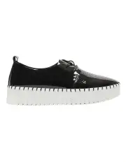[Sandler] Central Sneakers in Black Patent
