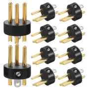 10 Pcs XLR Accessories Mic Plugs Microphone Condenser Microphones