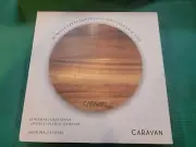 Caravan Home 10.8” Acacia Lazy Susan. NEW IN BOX