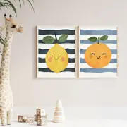 [Namly Design] Poster - Citrus Smiles / Set of 2