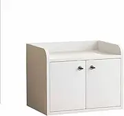 Portable Storage Wooden Lockable Desktop Storage Box Office and School Supplies Organizer Durable and Sturdy File Cabinet with Flat File Storage Drawer
