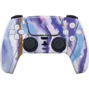 Geode PS5 Controller Skin - Blue Violet Watercolor Geode