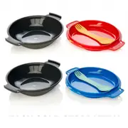 [Human Gear] GoKit Light Dinnerware (5-Tool) - Grey/Red