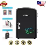 4L Mini Portable Fridge with Heating & Cooling, Freon-Free, Dry Erase Door
