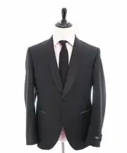 $1,395 LUBIAM- Luigi Bianchi Mantova Shawl Collar Wool Dinner Jacket Blazer-44R