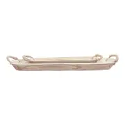 [Florabelle Living] Shiloh Set 2 Wooden Trays Rope Handles