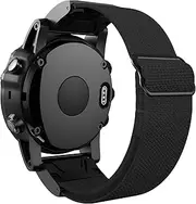 [ISOUDE] 22MM Smart Watch Bracelet Strap Quick Release Band For Garmin Fenix 6 Pro 5 Plus S60 S62 Nylon Loop Elastic Sport Wristband Belt
