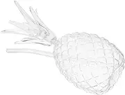 SECFOU Creative Pineapple Glass Cup Unique Embossed Design for Juice Cocktails Multi Functional Drinkware for Home Bar Decor Decorative for Parties Gatherings
