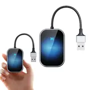 2 in 1 Wireless CarPlay Adapter USB Bluetooth Dongle for iPhone Android Auto