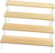 Alipis Doll Crafts Display Rack Figurine Stand Sturdy Acrylic Display for Desserts Booths Home Decor Strong Load Bearing Capacity Convenient Organizer
